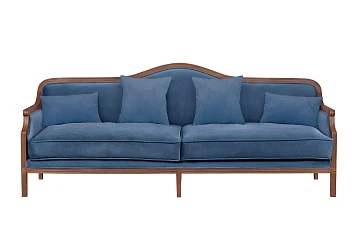 Диван с высокой спинкой Madesta Blue на заказ