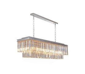 Люстра Odeon L110 Silver в интерьере