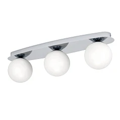 красивые 902096 светильник настенно-потолочный CASTROVIDO, 3X4,2W(G9),IP44, сталь, хром, белый на заказ