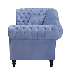 купить красивый Двухместный диван Lina Blue-B синий в интернет-магазине