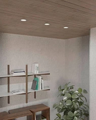 фото 900816 Встраиваемый светильник CAROSSO, 35W (GU10), ?93, алюминий, белый