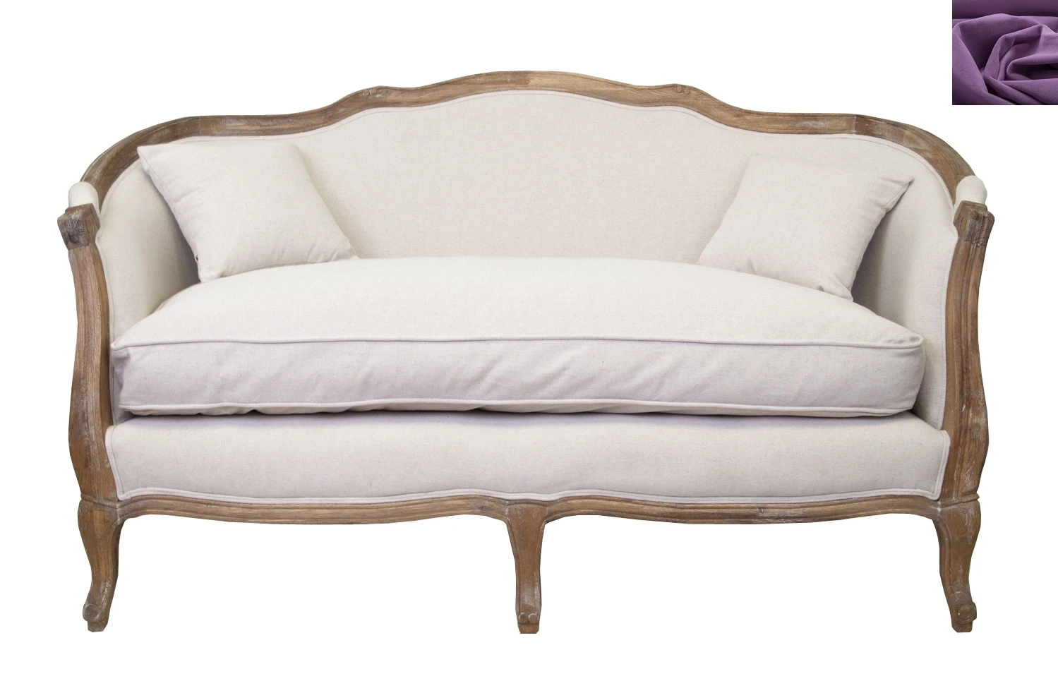 Диван ампир Darcy 2 фиолетовый в интернет-магазине