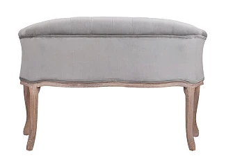 Двухместный дизайнерский диван Kandy Double Grey Velvet