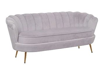 фото Дизайнерский диван Pearl Triple Grey в интерьере