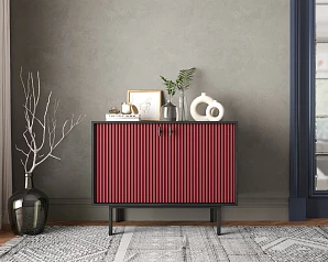 заказать Комод с двумя дверками "Emerson" арт EM02/red/L