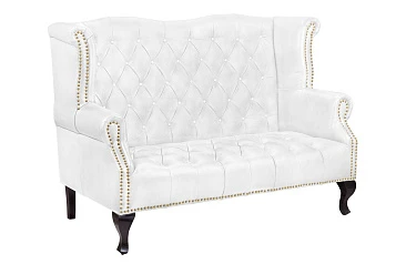 купить красивый Кожаный дизайнерский диван лофт Royal Sofa White