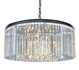 Люстра Prism Black 80 в интерьере