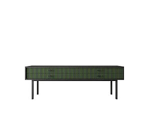 красивые Консоль с двумя ящиками "Emerson" арт EM23/green/L