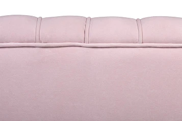 Дизайнерский диван Pearl Triple Pink на черных ножках в интернет-магазине