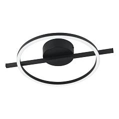 купить 901113 Светодиодный потолочный светильник с регул тем-ры света AMANDOLO, 17W(LED), димм., алюминий, сталь, черн/пластик, белый, 2700-6500K, 1900lm в интернет-магазине