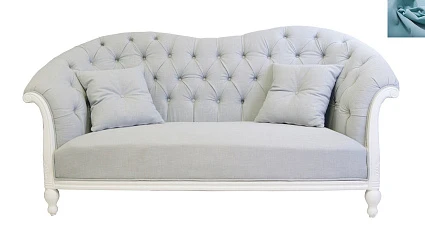 купить Французский диван Velina цвет голубой