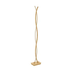 стильные 901107 Светодиодный торшер LASANA 4, 36W(LED), H1430, сталь, алюминий, светло-коричн/ пластик, белый, 3000K, 4700lm