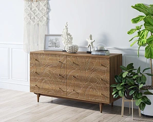Комод "Boho" 6 ящиков джангл арт BH08 на заказ в интернет-магазине