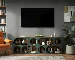 Стеллаж узкий ROSA арт. R15 в интерьере
