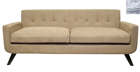 заказать Диван скандинавский на ножках Uter серый в интернет-магазине