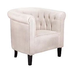 красивое Низкое кресло Swaun Beige Velvet в интернет-магазине