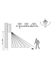 99568 Уличный настенный светильник CITY в интерьере