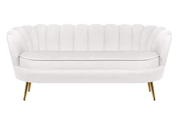 Диван ракушка Pearl Triple Beige в интерьере