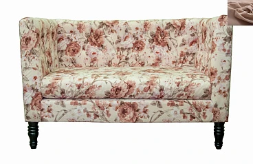 красивый Диван прованс Rose Flower коричневый