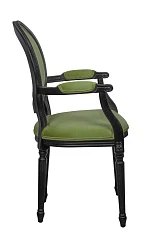 заказать Мягкий стул с подлокотниками Delo Kora Arm Green в интернет-магазине