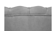 заказать Низкое кресло ракушка Pearl Grey V2 на черных ножках