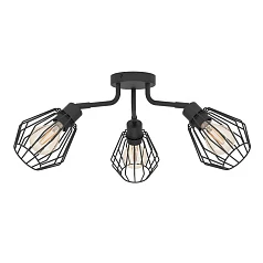 заказать 31531 Люстра TARBES, 3x60W(E27), сталь, черный в интернет-магазине