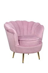 красивое Кресло ракушка Pearl Pink