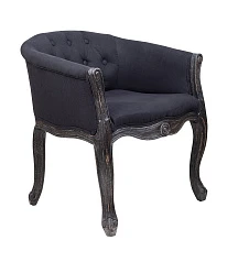 Низкое кресло Kandy Black Old