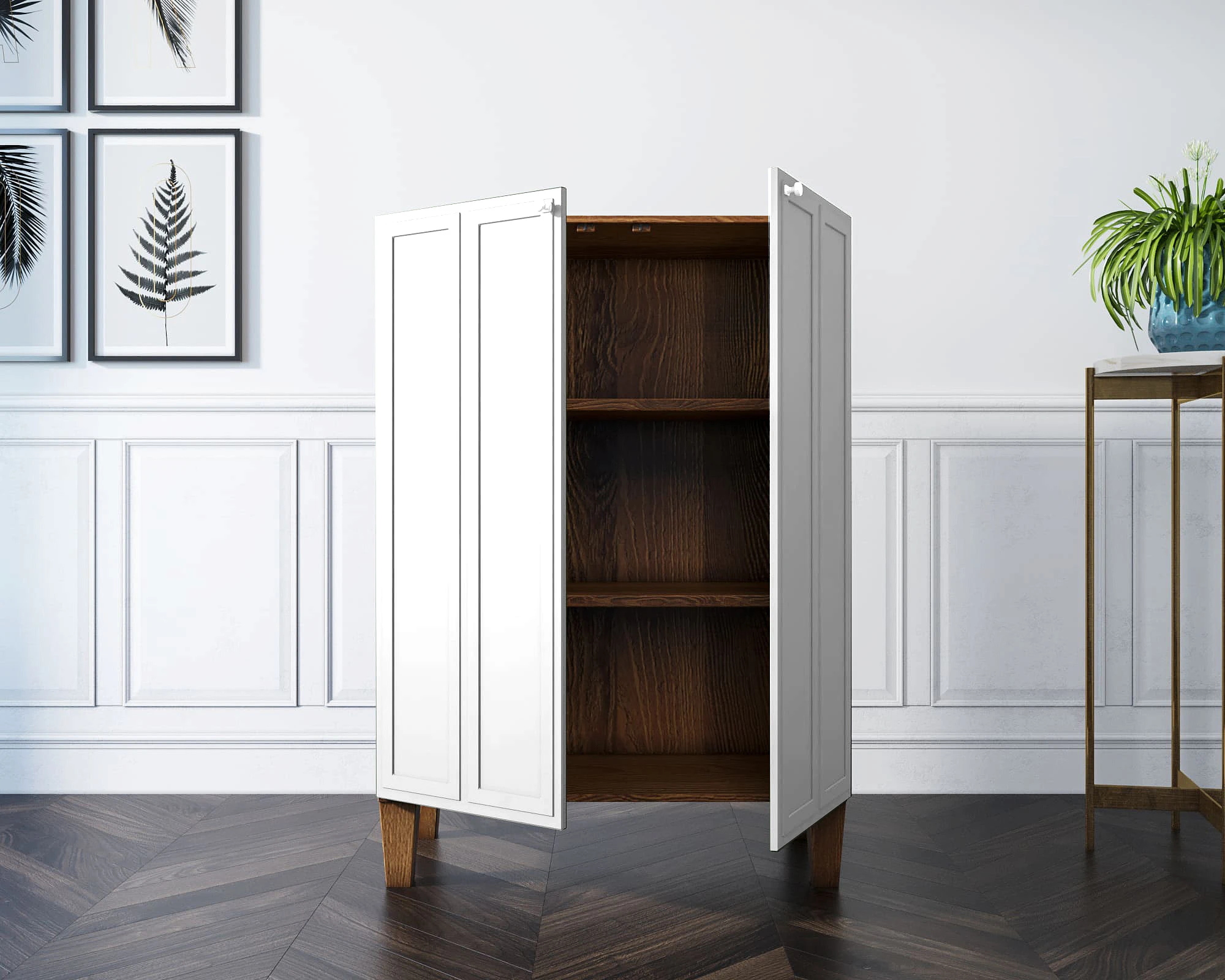 заказать Шкаф-буфет "Andersen" малый арт AN18WH в интернет-магазине