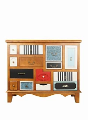 заказать Комод "Gouache Birch"  темный арт M10594ETG/1 в интернет-магазине