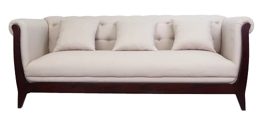 Классический диван Delvin розовый