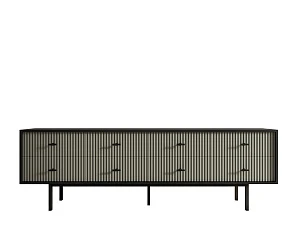 красивый Комод с восемью ящиками "Emerson" арт EM03/gray/L в интернет-магазине