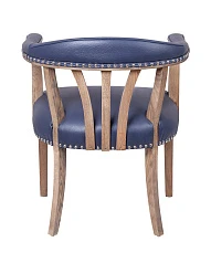 купить Мягкий стул с подлокотниками Tanner Blue Leather