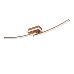 красивые 901219 Светодиодный потолочный светильник LUNGOLAGO, 12W(LED), сталь, пластик, бронзовый, пластик, белый, 4000K, 1450lm в интернет-магазине