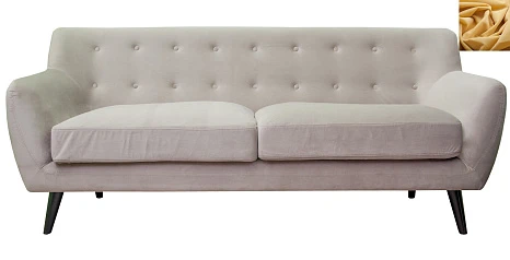 заказать стильные Прямой мягкий прямой диван Albert 5 желтый