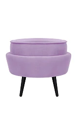 купить Пуф Pearl Adorn Purple на черных ножках в интернет-магазине