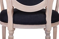 Мягкий стул с подлокотниками Delo Arm Black на заказ