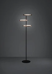 купить красивые 390509 Светодиодный торшер с регулировкой цветовой температуры ESTRELLA, 1X20W(LED), ?530, 2200-6500K, 3500lm, сталь, бронзовый, черный, белый