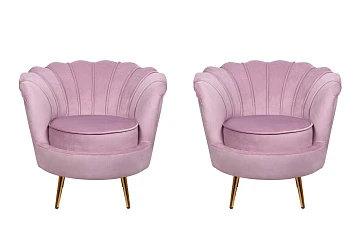 Комплект кресел ракушка Pearl Pink на заказ