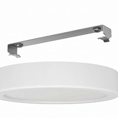 900638 Накладной светильник FUEVA 5, 11W (LED), 3000K, IP44, ?160, сталь, белый / пластик, белый в интерьере