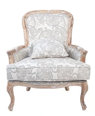 Мягкое полукресло с подлокотниками Shea в интерьере