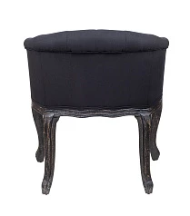 фото Низкое кресло ретро Kandy Black Old в интерьере