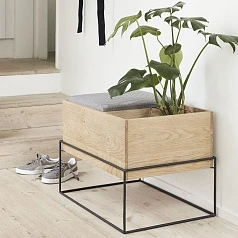 красивые БАНКЕТКА С ПОДУШКОЙ И ЯЩИКОМ ДЛЯ ХРАНЕНИЯ HUBSCH на заказ