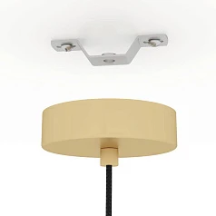 43815 Подвесной потолочный светильник (люстра) CARLTON, 1Х60W, E27, H1100, ?385, сталь, золотой