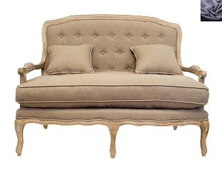 стильный Прямой диван модерн серый Yareli Brown