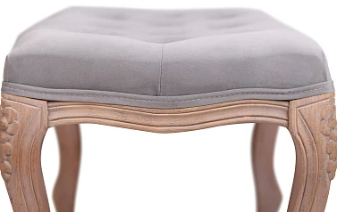 Банкетка Kina Velvet Gray в интерьере