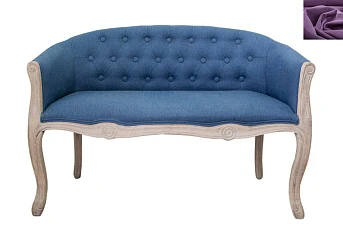 фото Диван французский стиль Kandy Double Blue фиолетовый