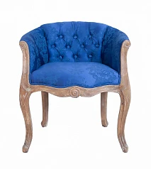 фото Низкое кресло ретро Kandy Blue
