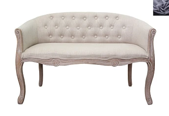 купить Дизайнерский двухместный диван Kandy Double Mocca цвет серый в интернет-магазине