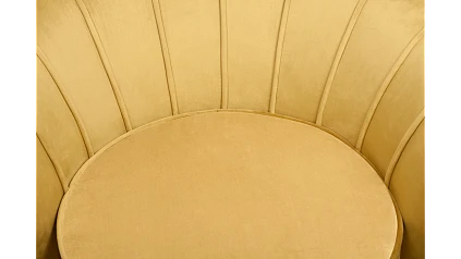 купить Кресло с пуфом ракушка Pearl Yellow